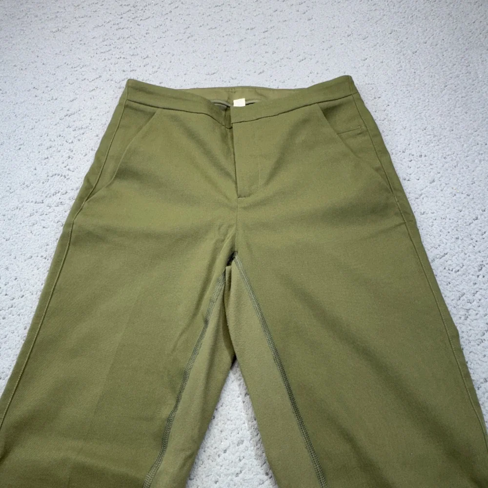 Lululemon &go City Trek Trouser Womens 2 Olive Green‎ Technical Urbanite Twill